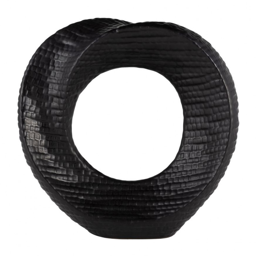 Sagebrook 10" Textured Table Top Decor - Black