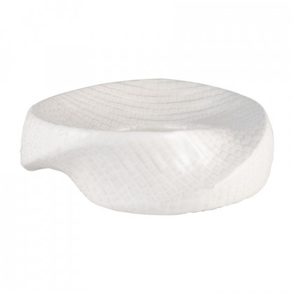 Sagebrook 8" Textured Table Top Decor - White