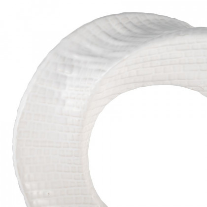 Sagebrook 10" Textured Table Top Decor - White