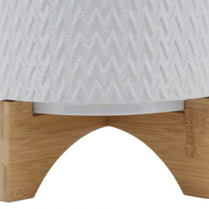 Sagebrook 10" Chevron Planter With Stand - White