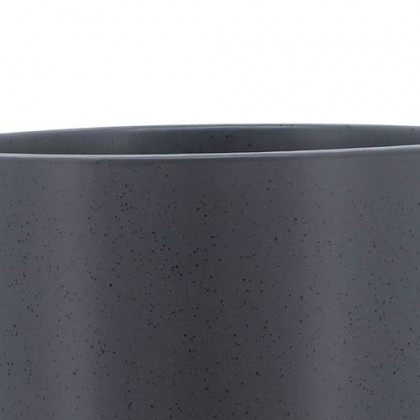 Sagebrook 8" Planter With Wood Stand - Matte Gray