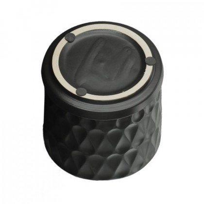 Sagebrook 6" Teardrop Planters with Saucer (Set Of 2) - Black