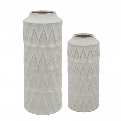 Sagebrook - 22" Teardrop Vase in White