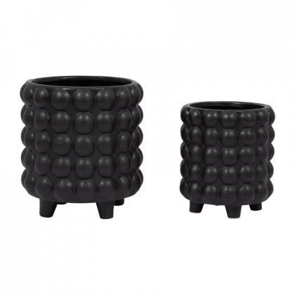 Sagebrook - 6"/8" Bubble Planters (Set Of 2)
