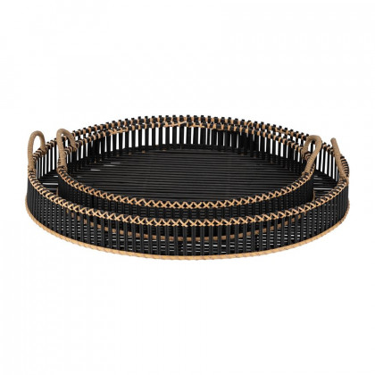 Sagebrook - 22" Metal Leaf Platter