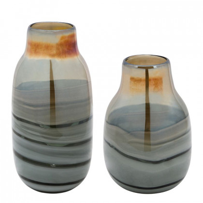 Sagebrook - 15935 Glass 10" Metallic Vase