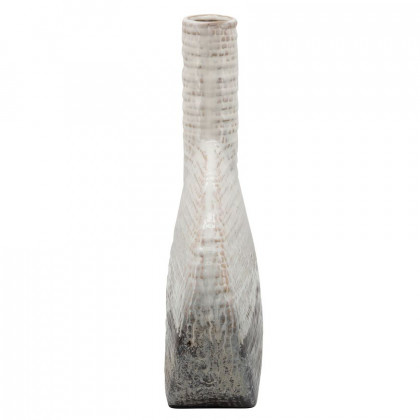Sagebrook - 14" Textured Oval 2-tone Vase in Beige