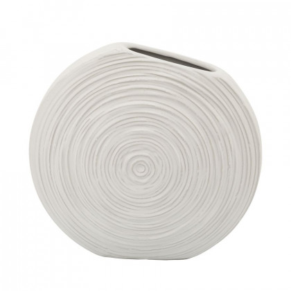 Sagebrook - 11" Oval Swirled Vase