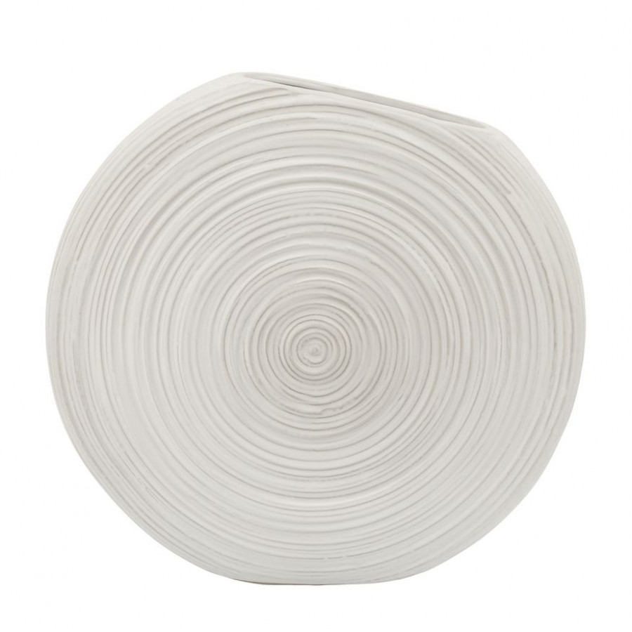 Sagebrook - 11" Oval Swirled Vase