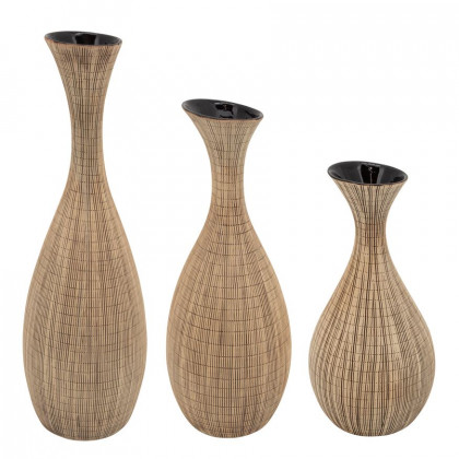 Sagebrook - 11" Oval Swirled Vase