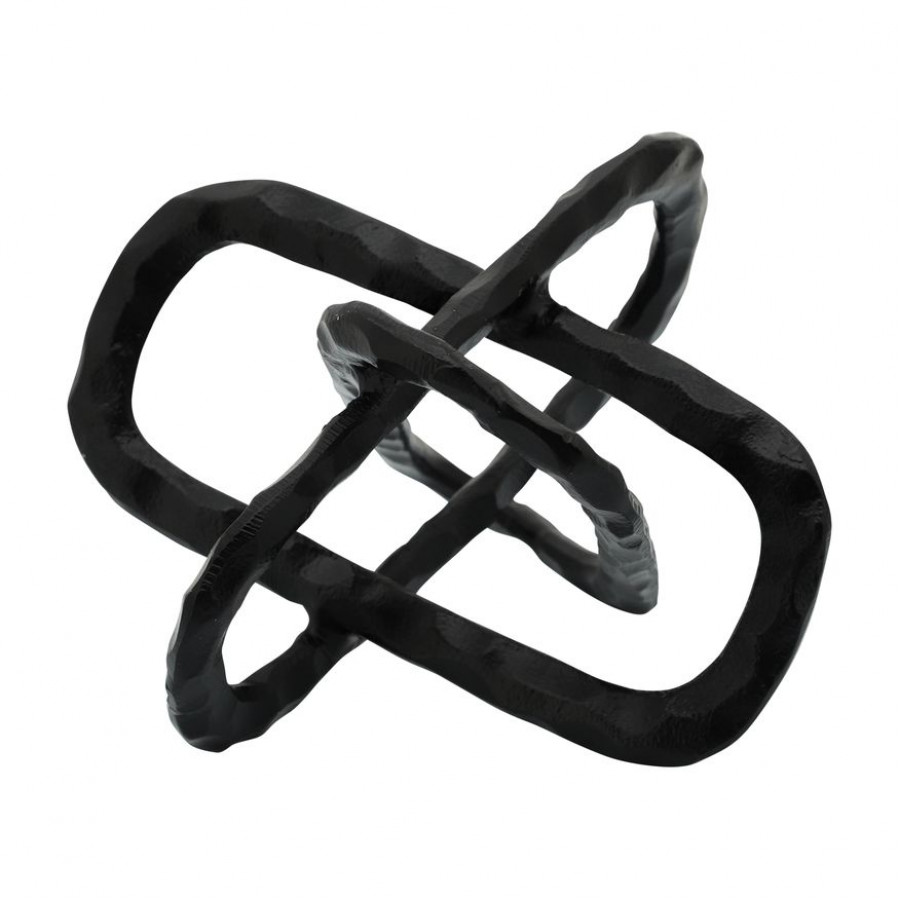 Sagebrook - 9" Metal Oval Links in Black