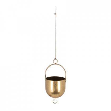 Sagebrook 6" Metal Hanging Planter - Gold