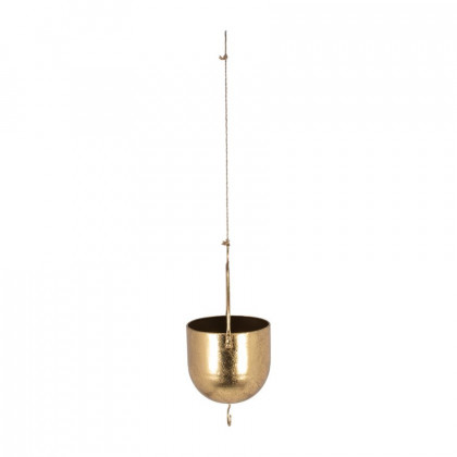 Sagebrook 6" Metal Hanging Planter - Gold