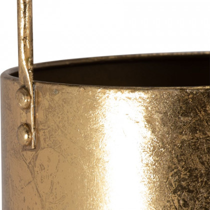 Sagebrook 6" Metal Hanging Planter - Gold