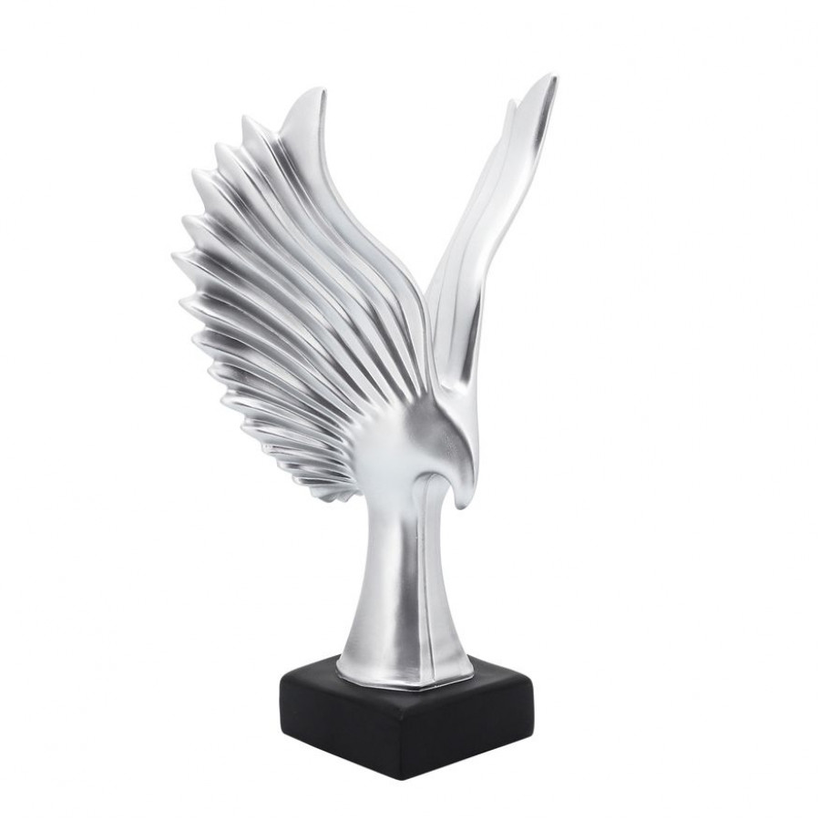 Sagebrook - 14" Resin Eagle Table Accent in Silver