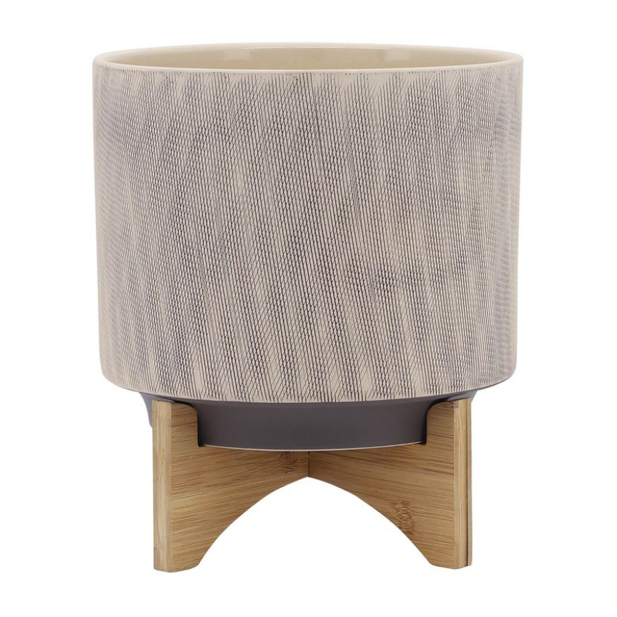 Sagebrook - 10" Mesh Planter With Stand