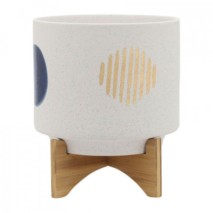 Sagebrook - 10" Funky Planter With Stand