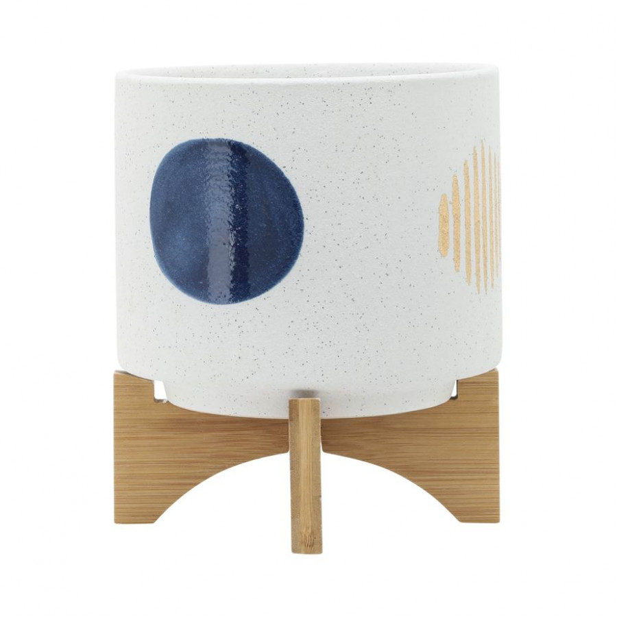 Sagebrook - 10" Funky Planter With Stand