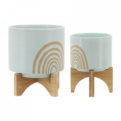 Sagebrook - 10" Arch Planter With Stand