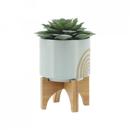 Sagebrook 5"/8" Arch Planter With Stand (Set Of 2) - Mint