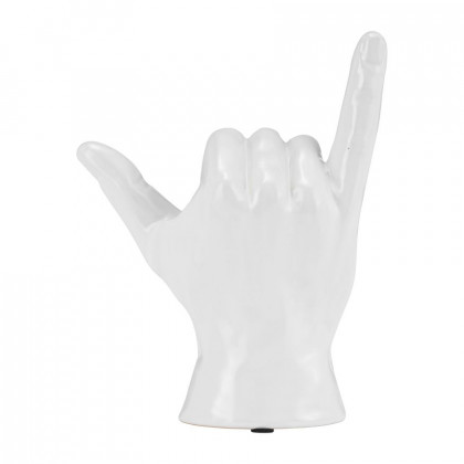 Sagebrook 7" "Hang Loose" Hand - White