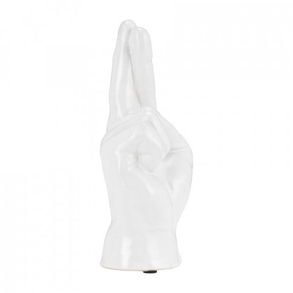 Sagebrook 8" Crossing Fingers - White
