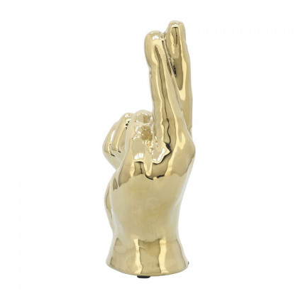 Sagebrook 8" Crossing Fingers - Gold