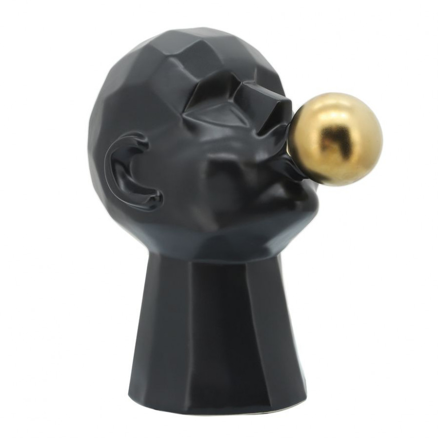 Sagebrook 12" Bubble Gum Man - Black