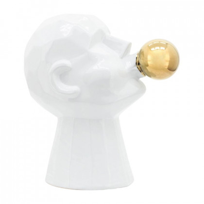 Sagebrook 12" Bubble Gum Man - White