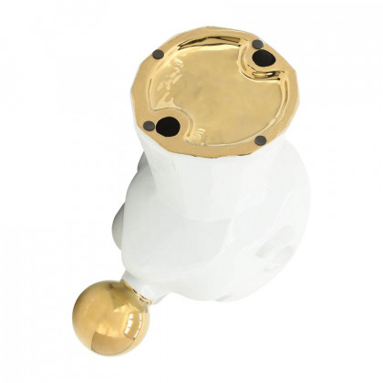 Sagebrook 12" Bubble Gum Man - White