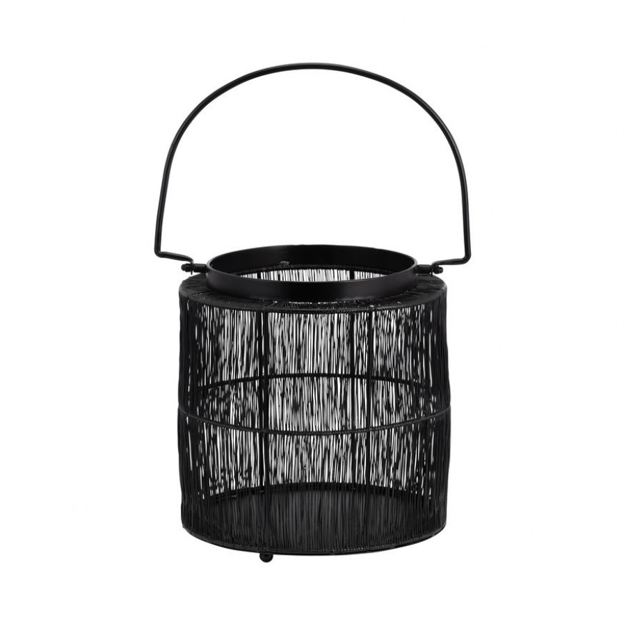 Sagebrook - 10.25" Metal Wire Lantern in Black