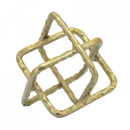 Sagebrook - 8" Metal Square Orbs