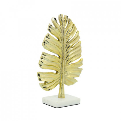 Sagebrook 9" Metal Palm Leaf Table Decor - Gold