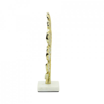 Sagebrook 9" Metal Palm Leaf Table Decor - Gold