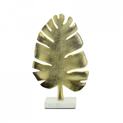 Sagebrook 9" Metal Palm Leaf Table Decor - Gold