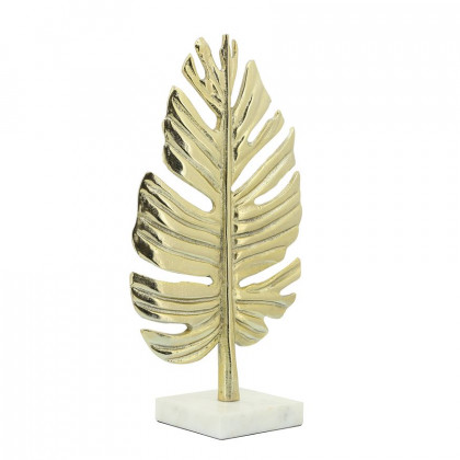Sagebrook - 9" Metal Palm Leaf Table Decor
