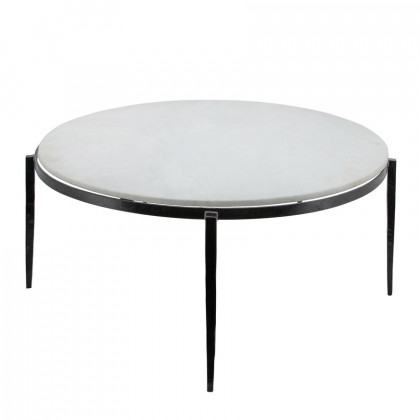 Sagebrook - Metal Coffee Table With Marble Top
