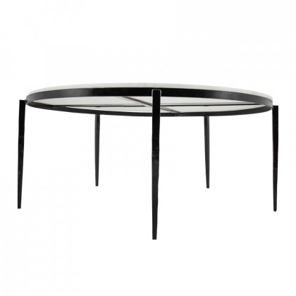 Sagebrook - Metal Coffee Table With Marble Top
