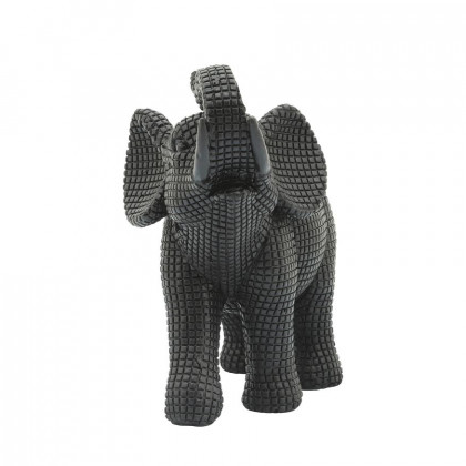 Sagebrook 7" Resin Elephant Table Accent - Black