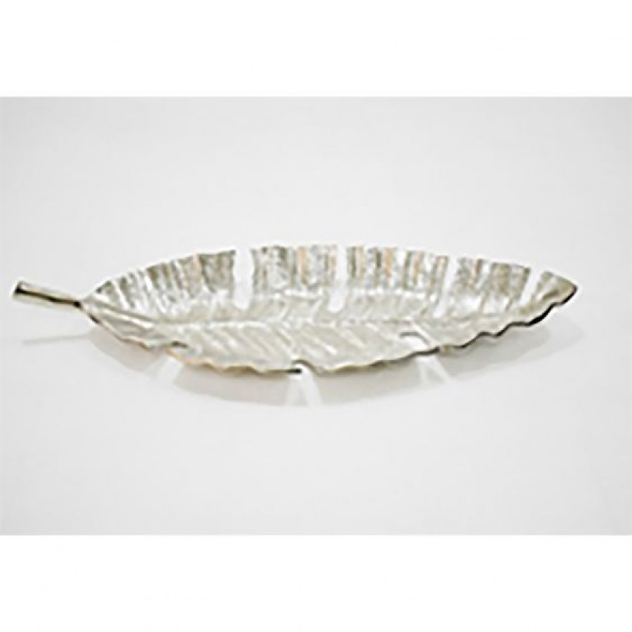 Sagebrook 22" Metal Leaf Tray - Gold