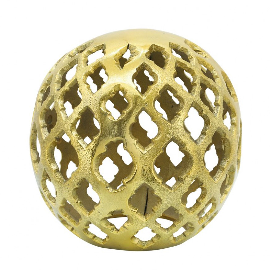 Sagebrook - 8" Metal Cut-out Orb