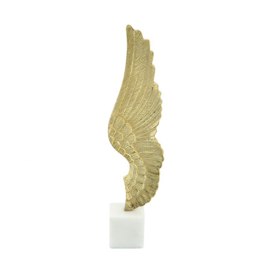 Sagebrook - 19" Metal Wing On Stand in Gold