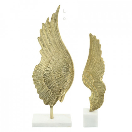 Sagebrook - 19" Metal Wing On Stand in Gold