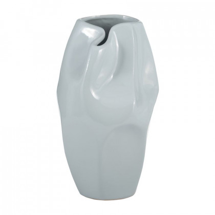 Sagebrook 14" Ceramic Abstract Vase - Mint Green