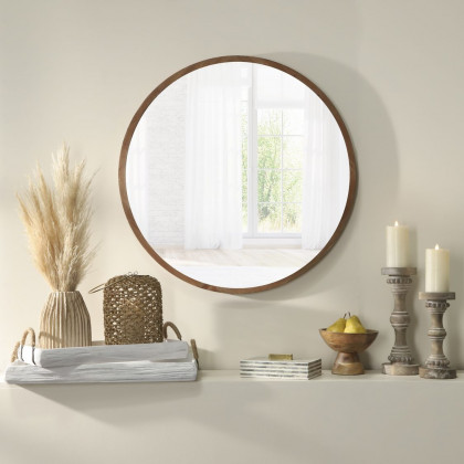 Sagebrook 8" Wood Bowl With Stand - Natural
