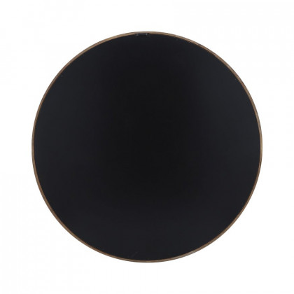 Sagebrook - Wood Round Mirror in Brown