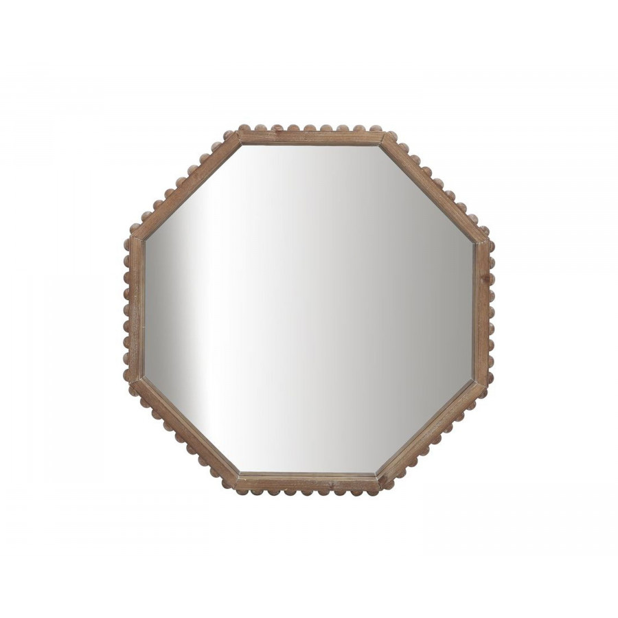 Sagebrook - Wood Octagonal Mirror in Natural