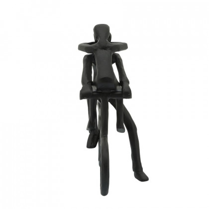 Sagebrook 10" Metal Couple On Bike - Black
