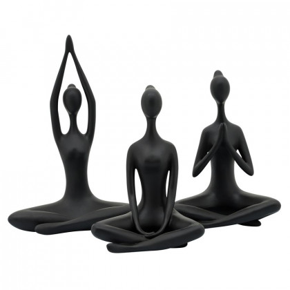 Sagebrook - 8" Ceramic Owls (Set Of 3)