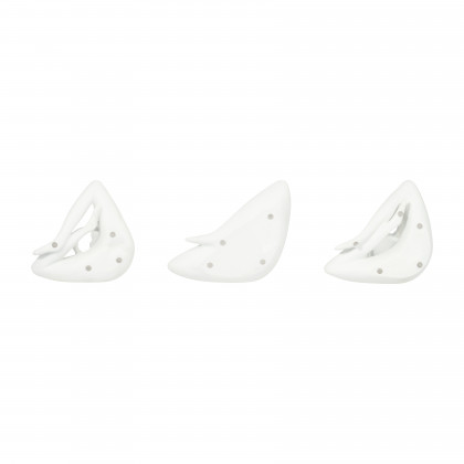 Sagebrook 10" Resin Yoga Ladies (Set Of 3) - White